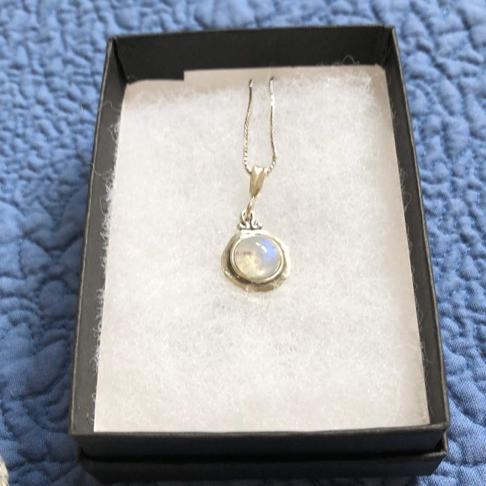 Opal Necklace with Snake chain